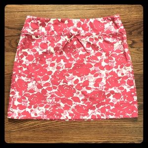 J. Crew Floral Cotton Skirt Size 10